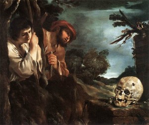 Et in Arcadia ego by Giovanni Francesco Barbieri (Guercino)